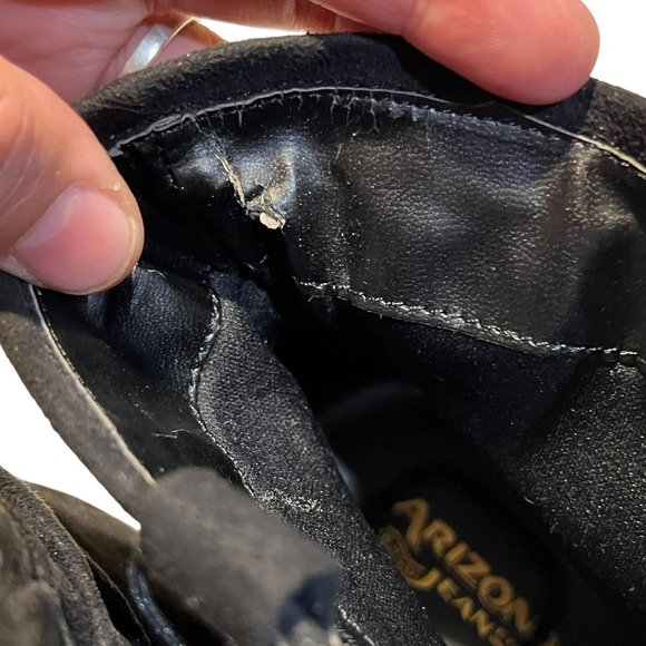 Arizona Jean Co. Faux Suede Slouch Ankle Booties Women's Size 9.5 NWOT Casual - Picture 8 of 8